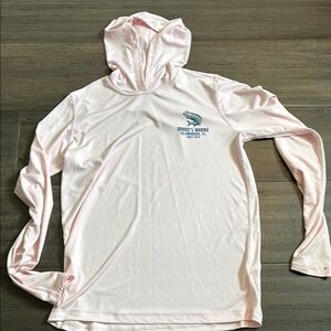 Women's Pink Hooded Swim Shirt